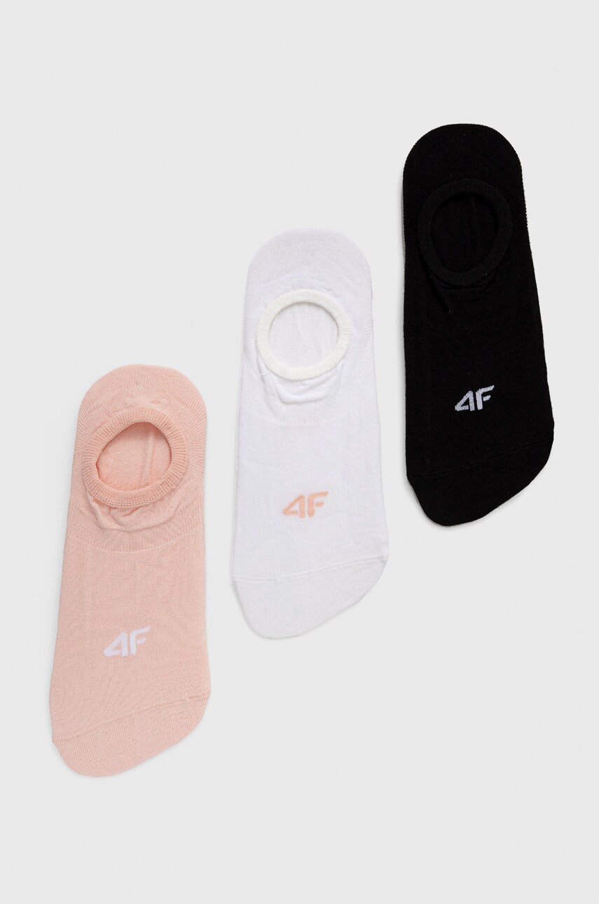 

Чорапи 4F (3 чифта) дамски в розово, Розов