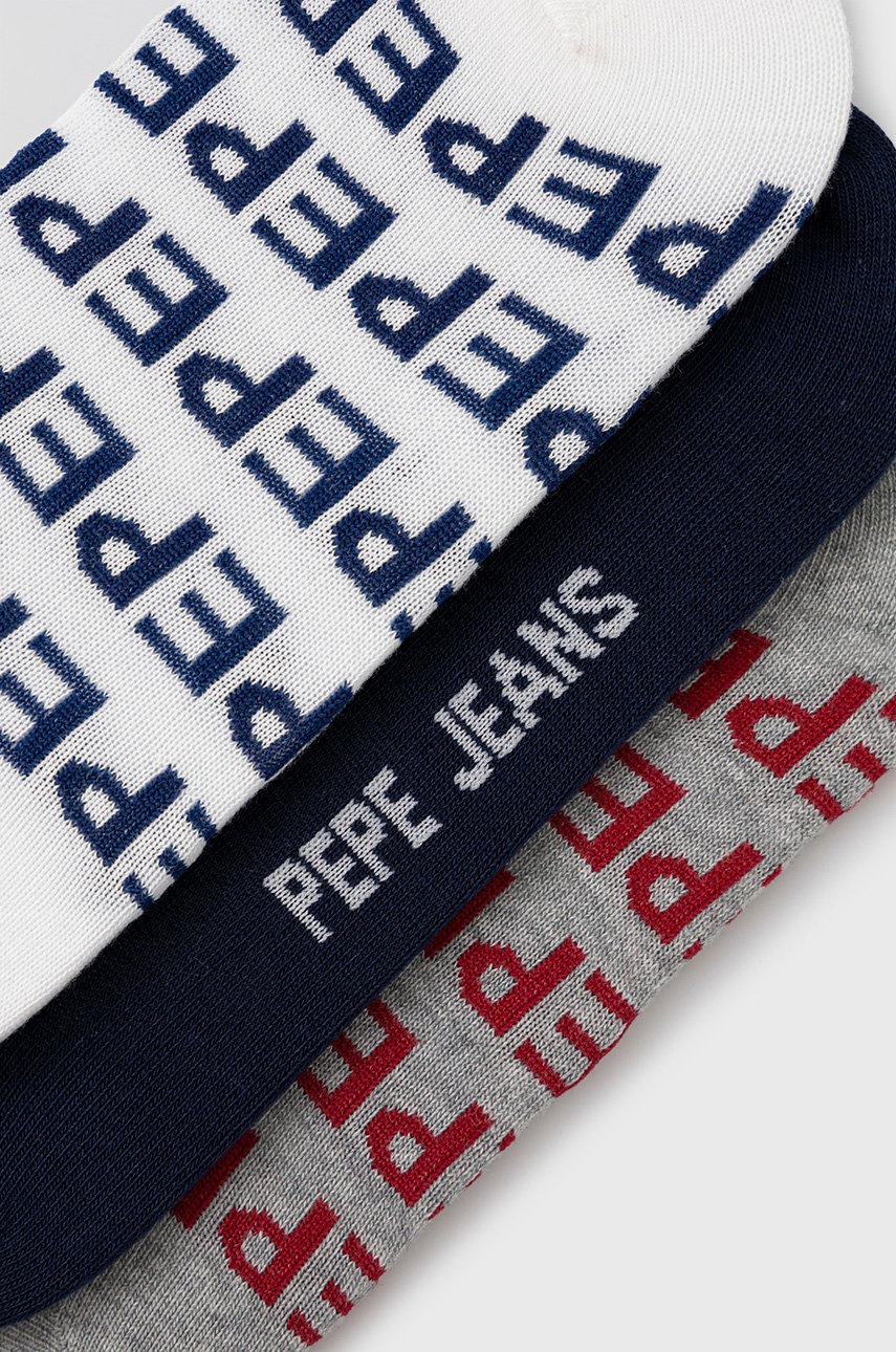 

Шкарпетки Pepe Jeans Angela (3-pack) жіночі колір синій