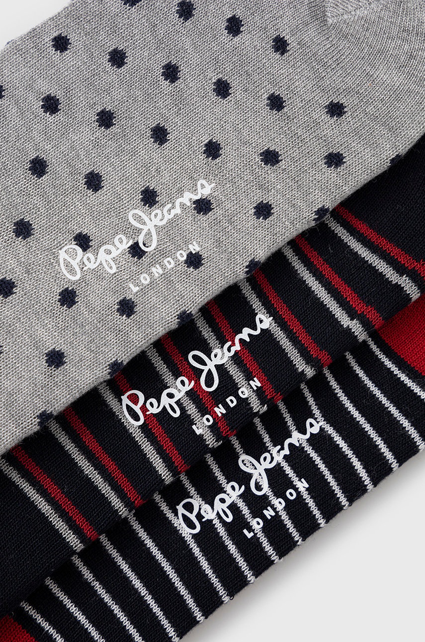 

Шкарпетки Pepe Jeans Cassie (3-pack) жіночі колір синій