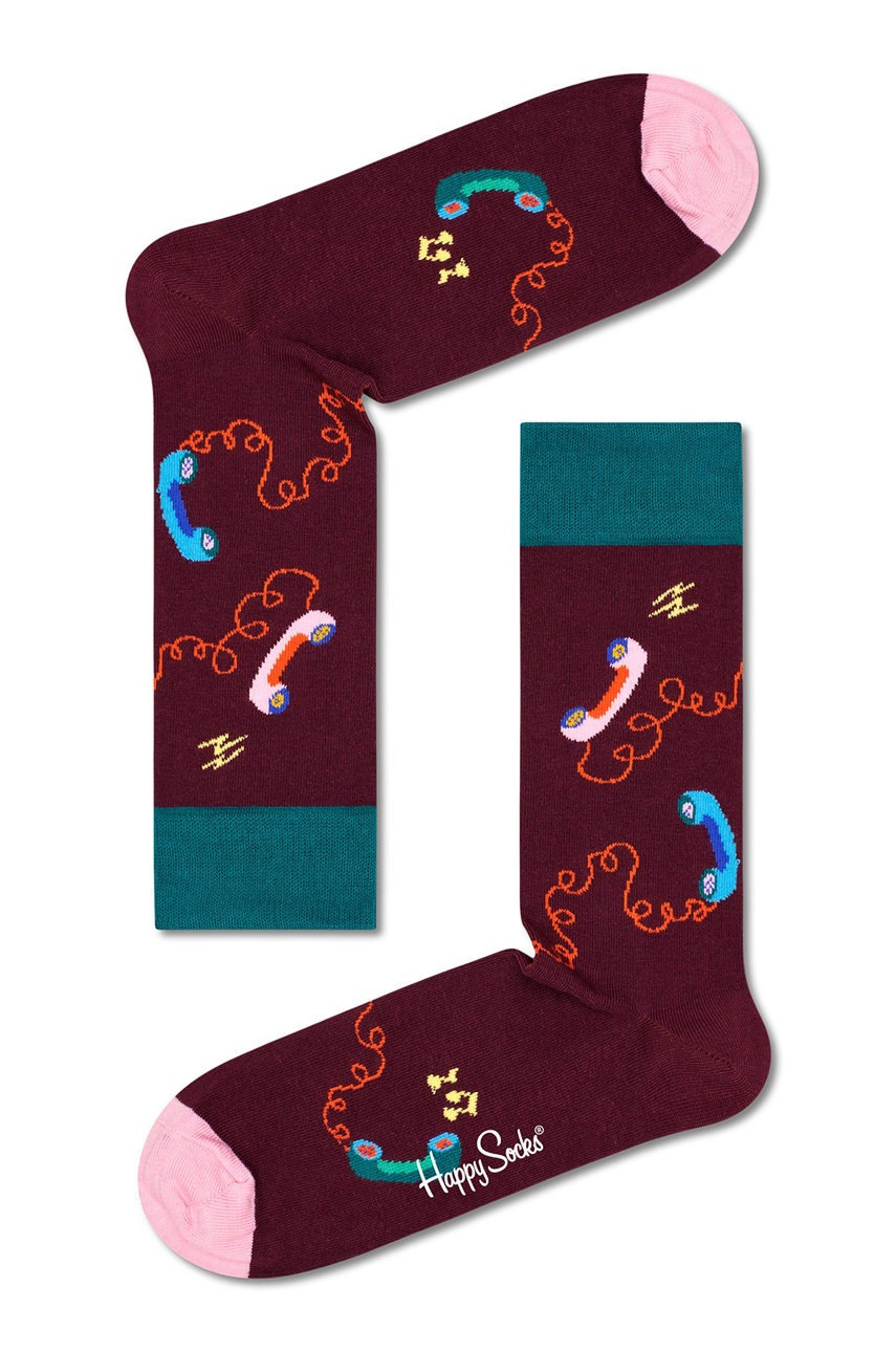 

Чорапи Happy Socks Stay In Touch дамски в зелено, Зелен