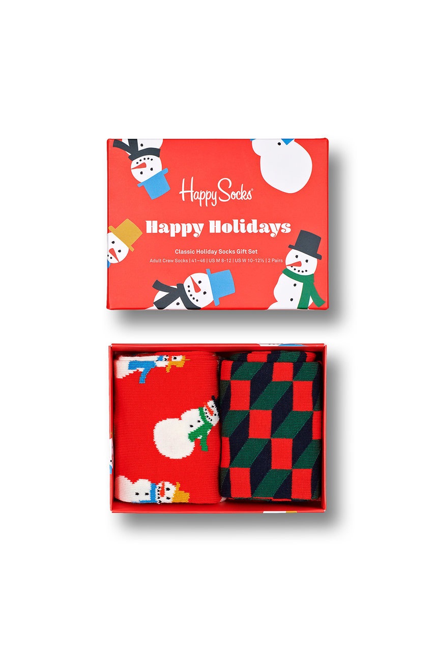 Happy Socks - Skarpetki Snowman Socks Gift Set (2-pack)
