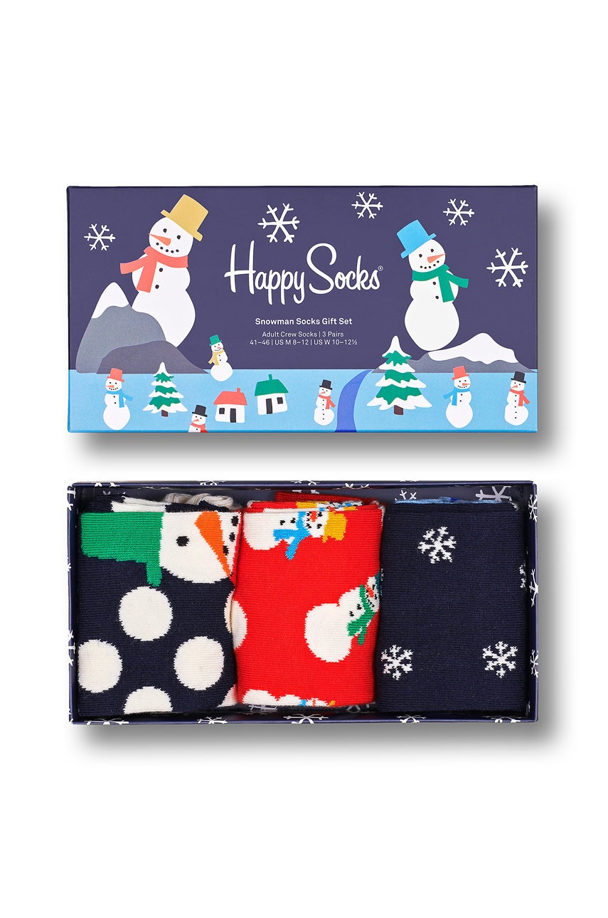 Happy Socks - Skarpetki Snowman Socks Gift Set (3-pack)