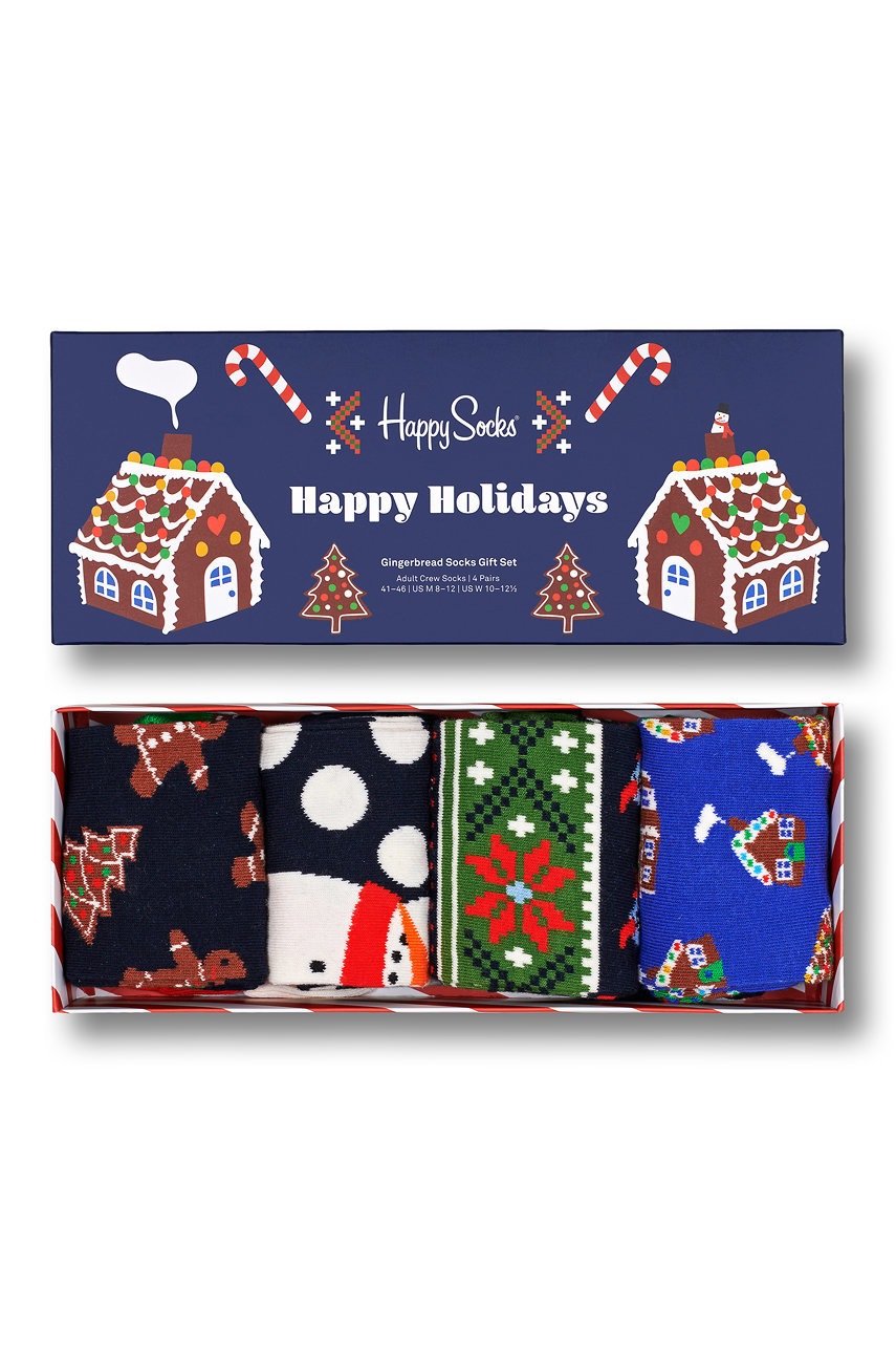 

Happy Socks - Чорапи Gingerbread Cookies (4 чифта), Многоцветен