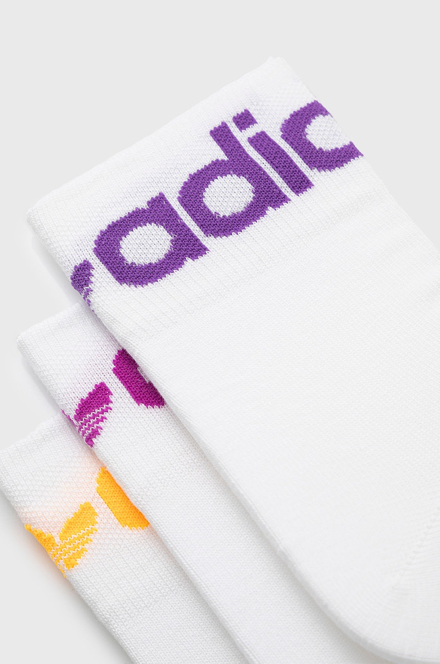

Шкарпетки adidas Originals (3-pack) жіночі колір білий