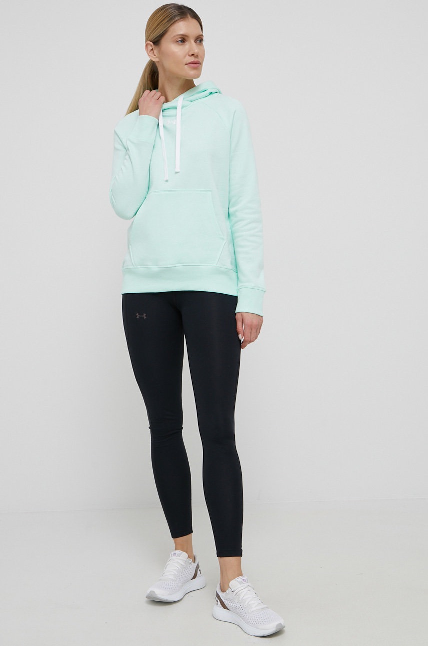

Легінси Under Armour 1365719 жіноче колір чорний гладке