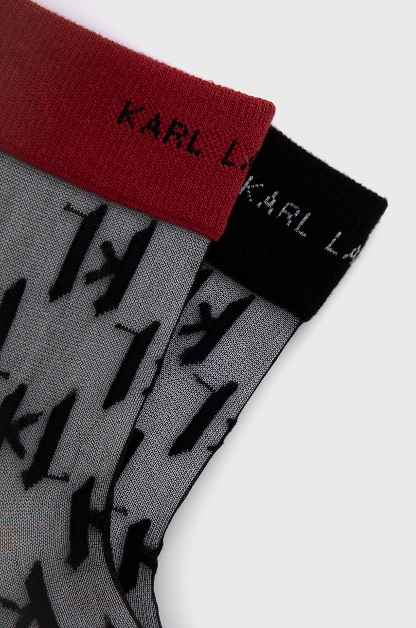 

Шкарпетки Karl Lagerfeld жіночі колір чорний
