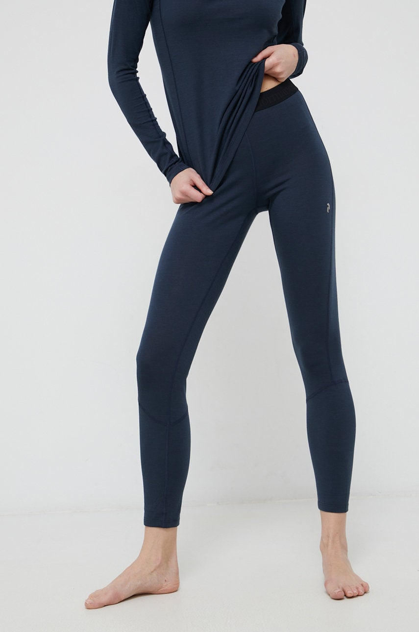 Peak performance lenjerie functionala femei, culoarea albastru marin