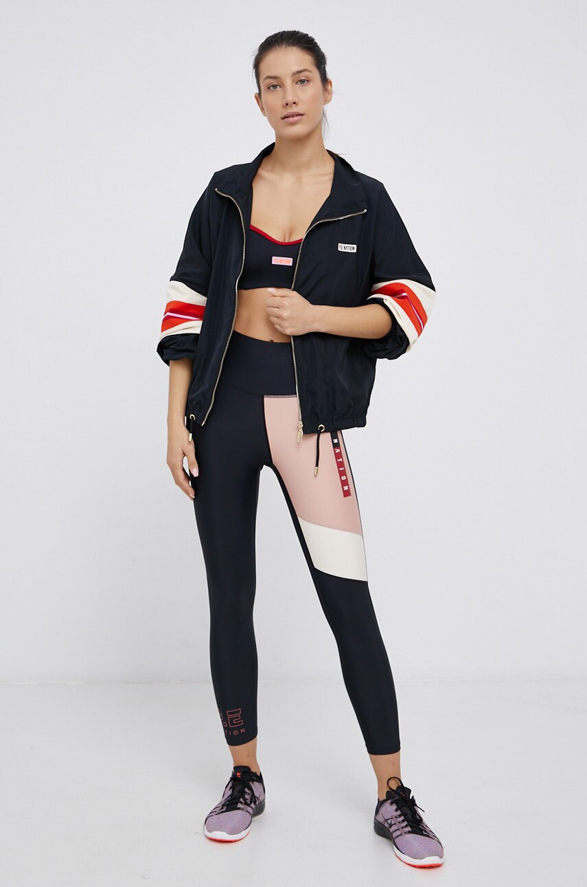 P.e nation colanți femei, culoarea negru, modelator