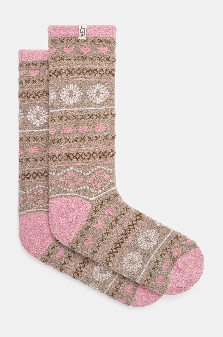 

Чорапи UGG в бежово, Бежов