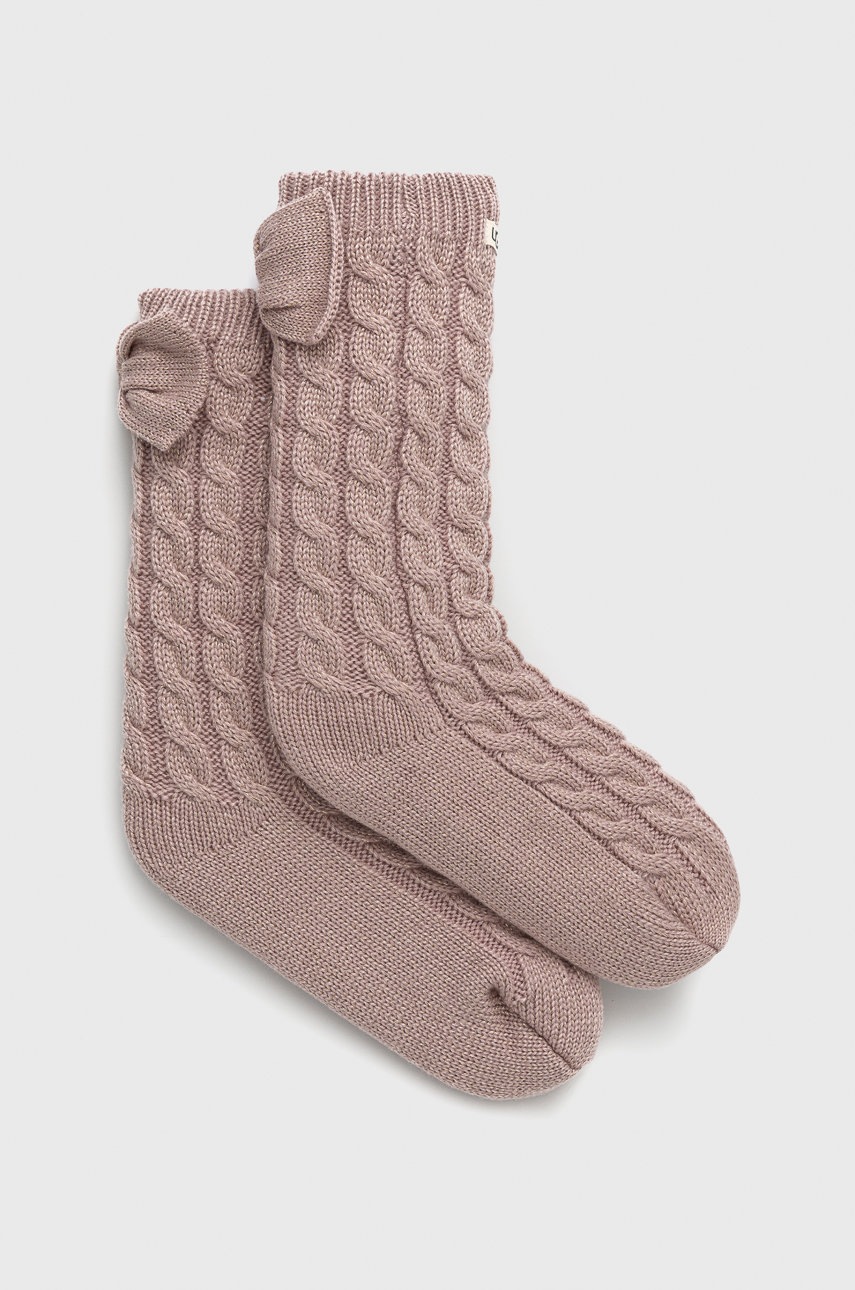 

Чорапи UGG дамски в розово, Розов
