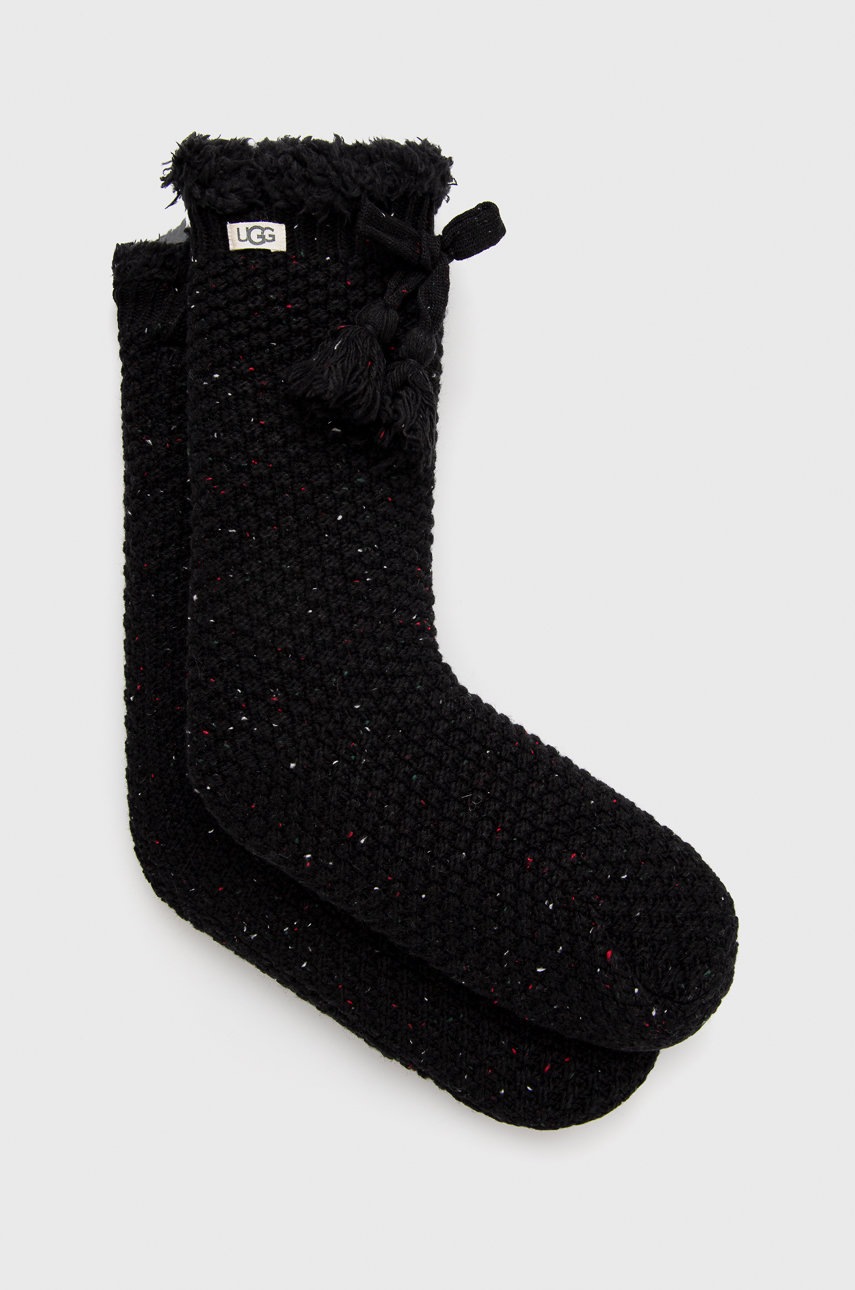 

Чорапи с вълна UGG Fleece Lined Cozy в черно, Черен