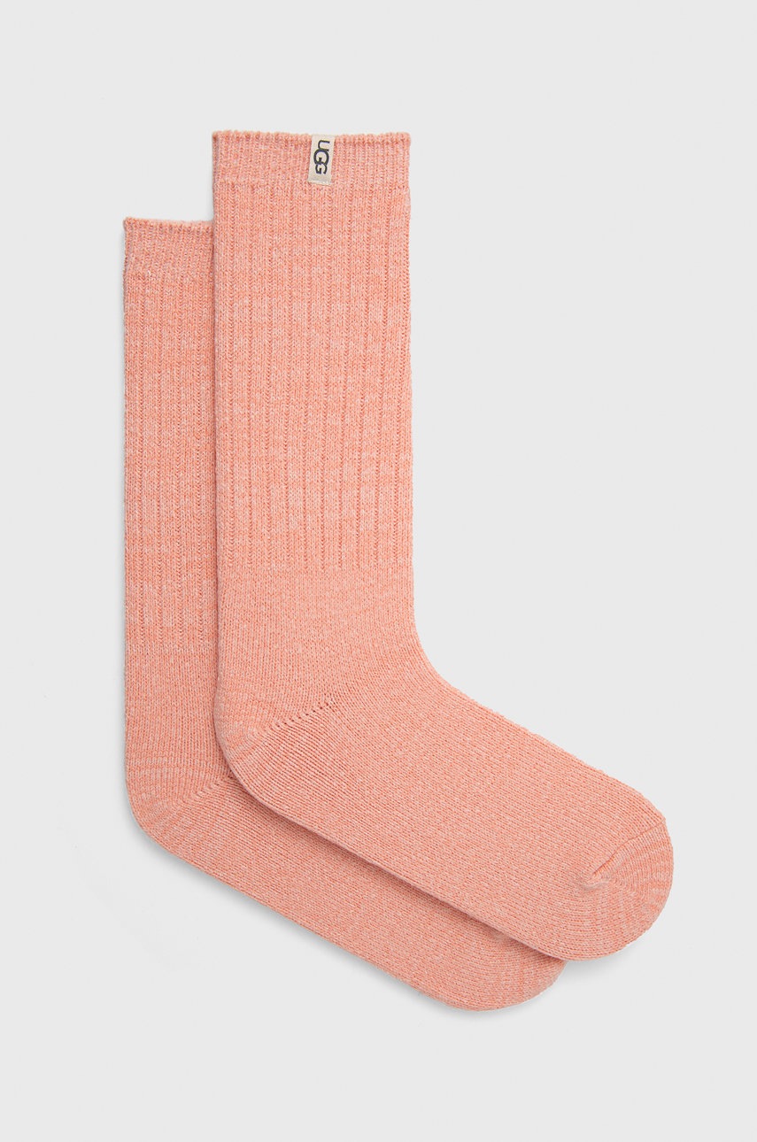 UGG skarpetki damskie kolor różowy