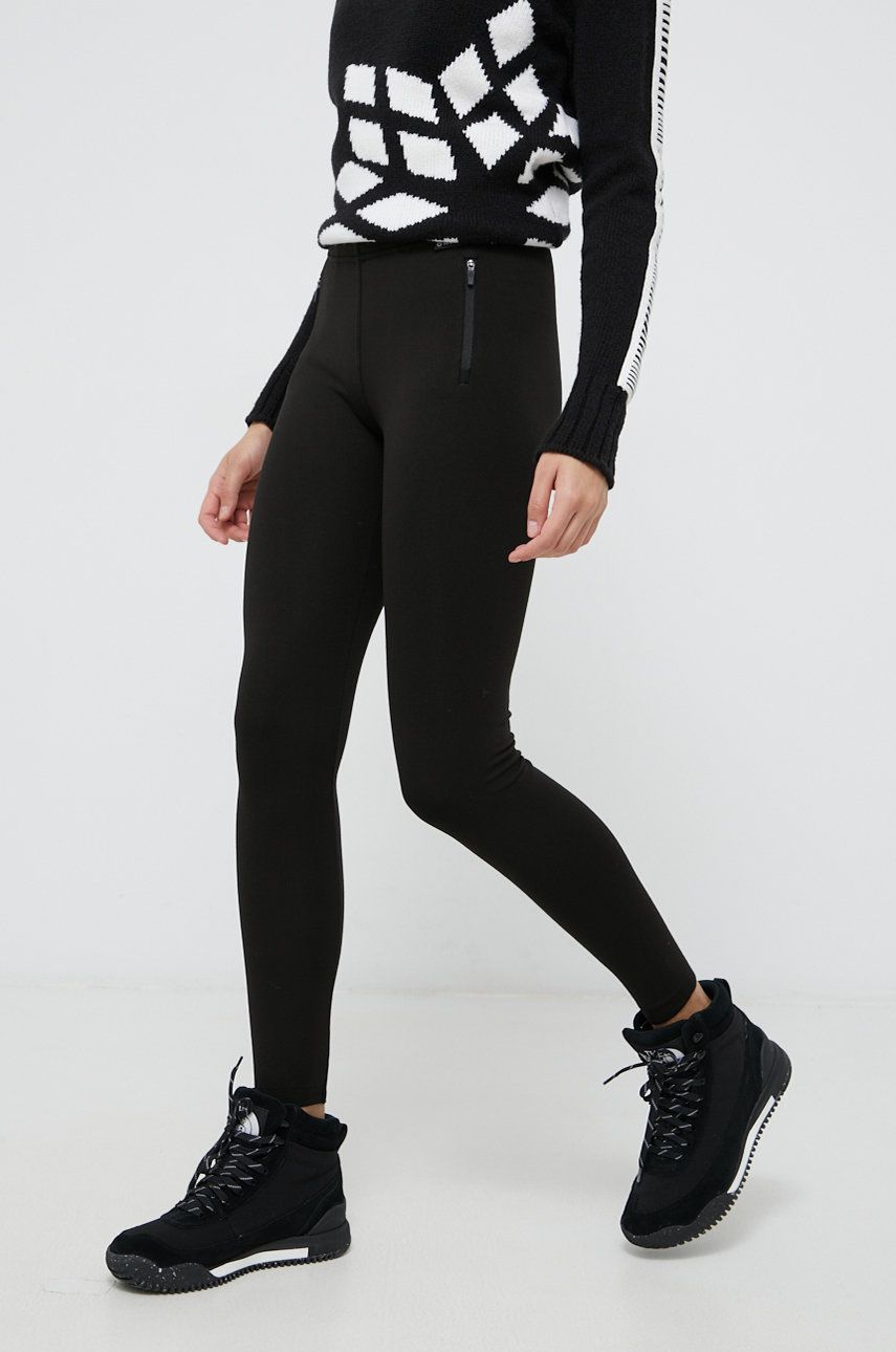 Newland Colanți femei, culoarea negru, material neted answear.ro imagine promotii 2022