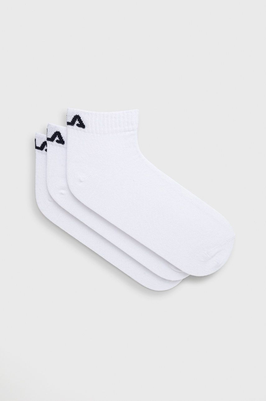 Ponožky Fila dámské, bílá barva - bílá -  75% Bavlna