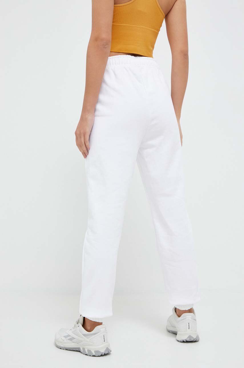 Ellesse Pantaloni Femei, Culoarea Alb, Material Neted SGK13459-011