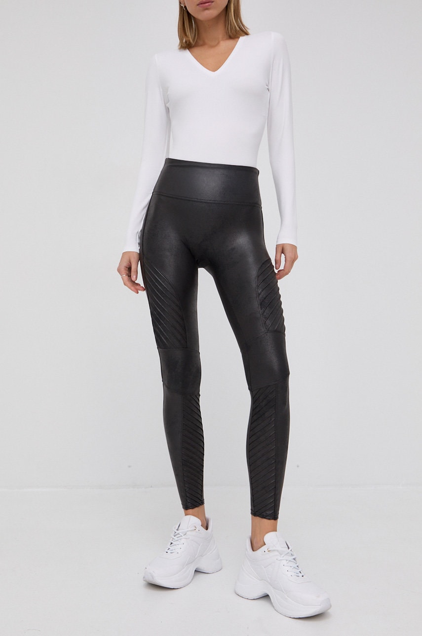 Spanx Leggins modulari femei, culoarea negru