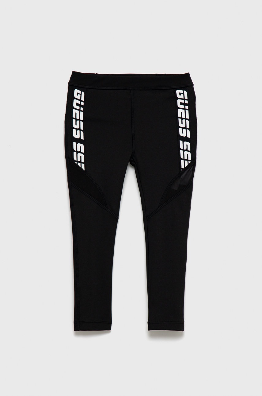 

Детски клин Guess в черно с изчистен дизайн, Черен