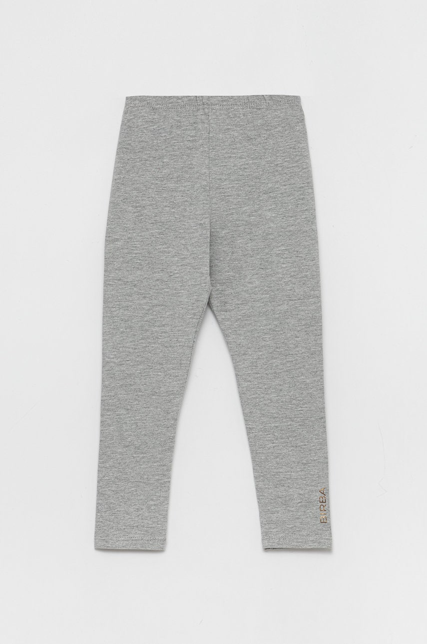 Birba&trybeyond leggins copii culoarea gri, cu imprimeu