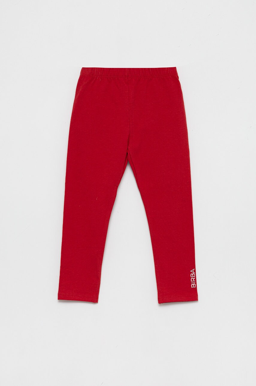 Birba&trybeyond leggins copii culoarea rosu, cu imprimeu