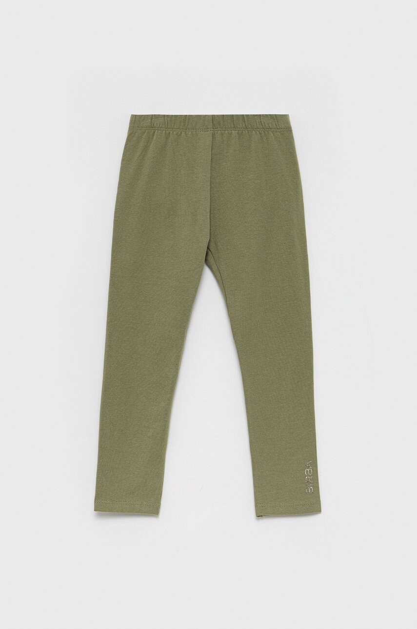 Birba&trybeyond leggins copii culoarea verde, cu imprimeu