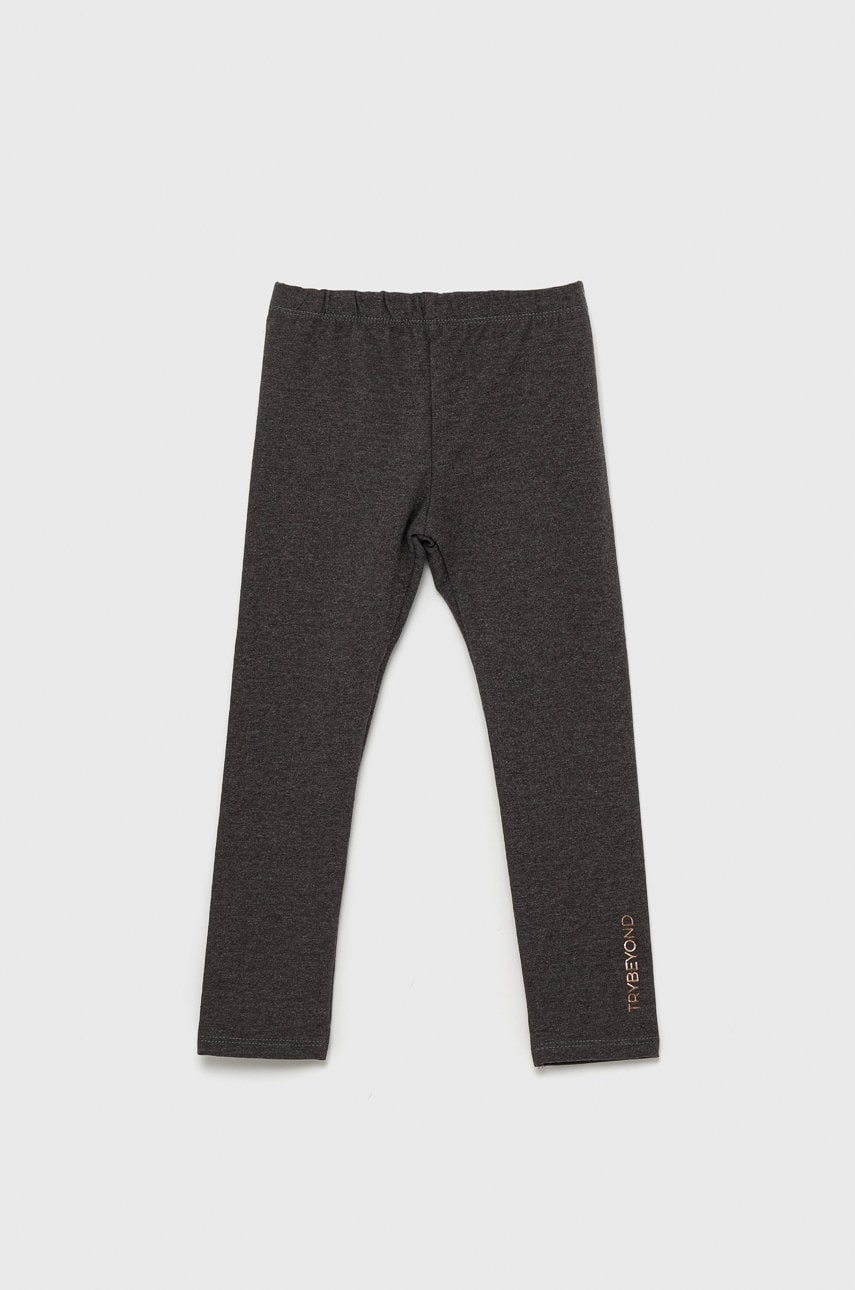 Birba&trybeyond leggins copii culoarea gri, melanj