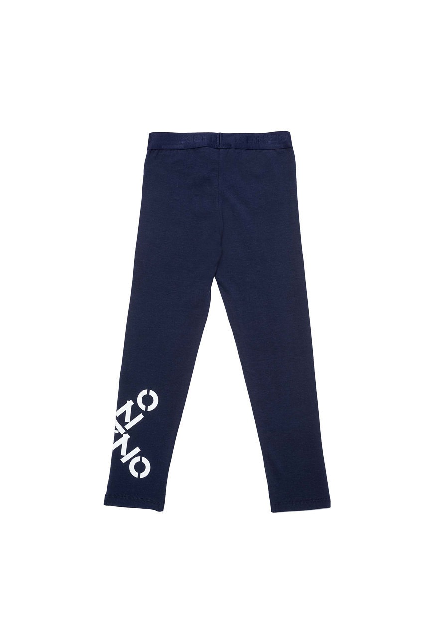 

Дитячі легінси Kenzo Kids колір синій з принтом