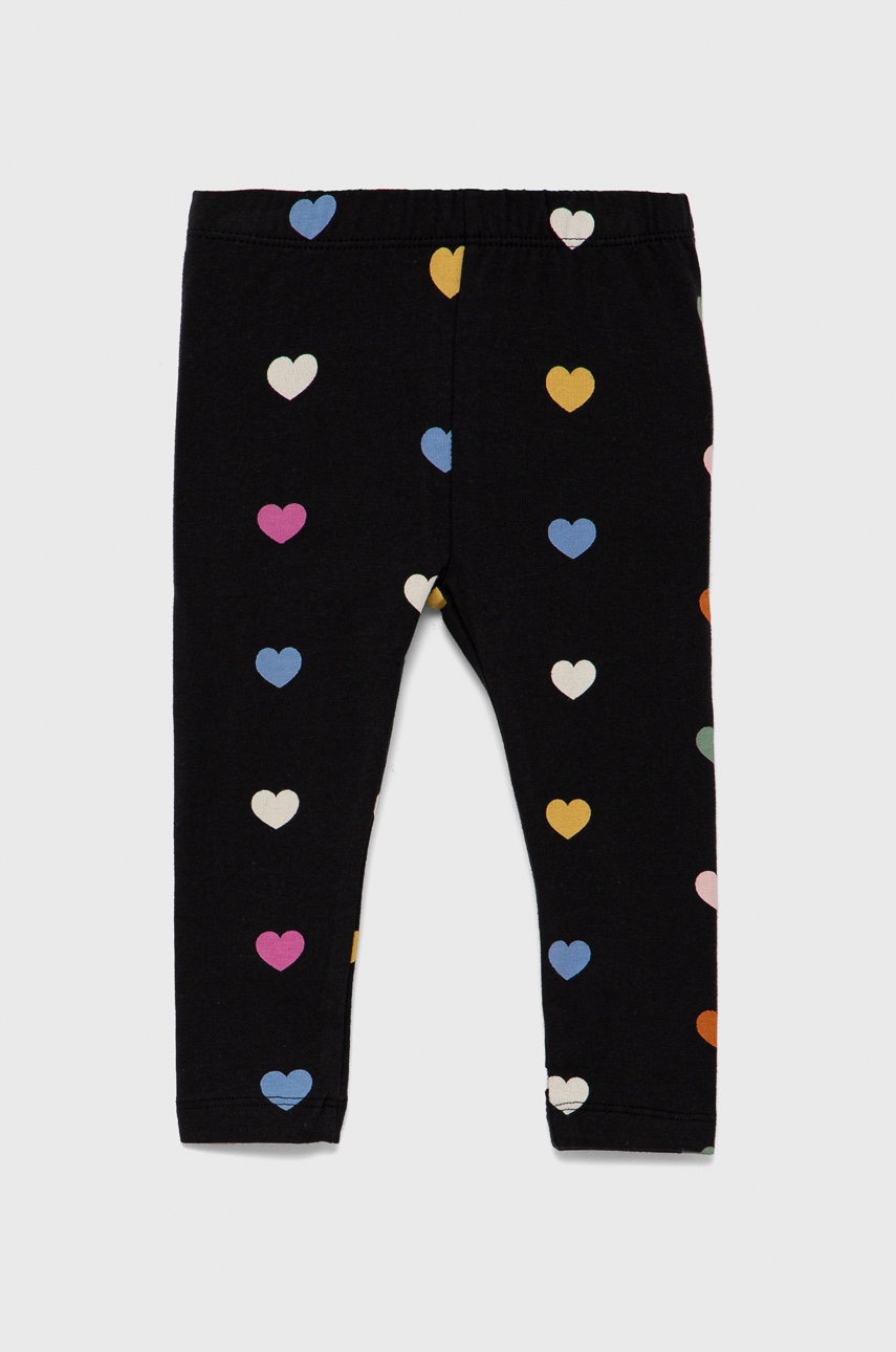 Gap leggins copii culoarea negru, modelator