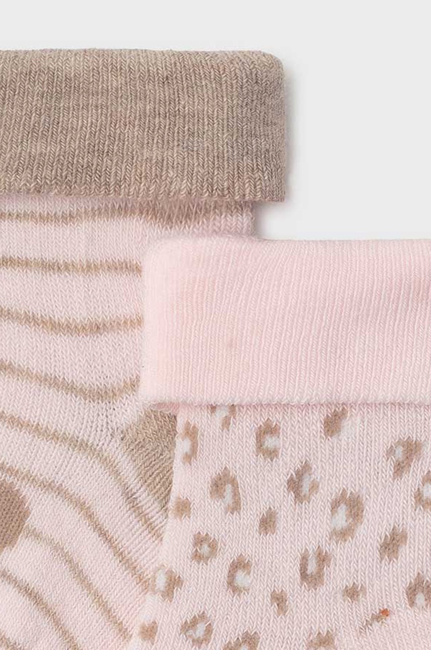 

Детские носки Mayoral Newborn (4-Pack) цвет розовый