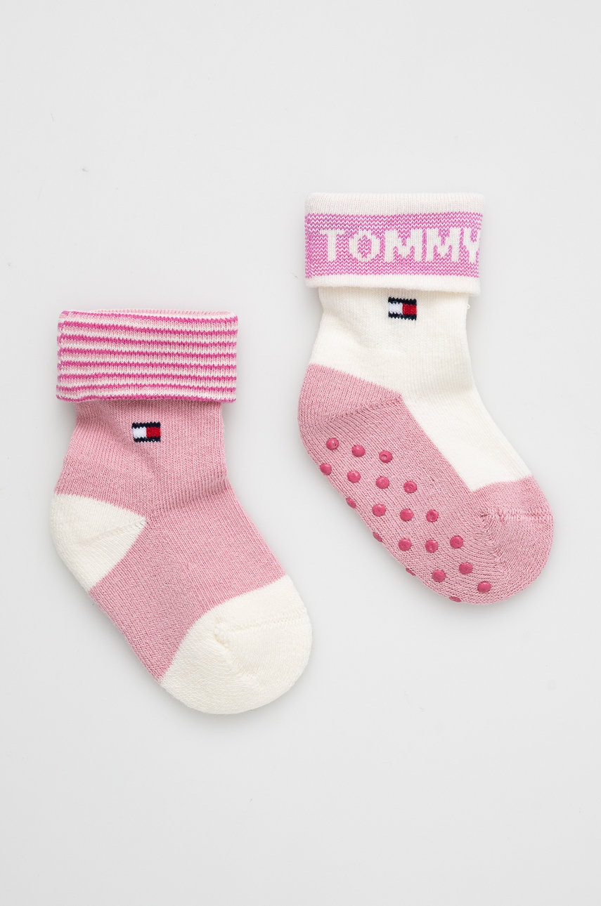 

Детские носки Tommy Hilfiger (2-pack) цвет розовый