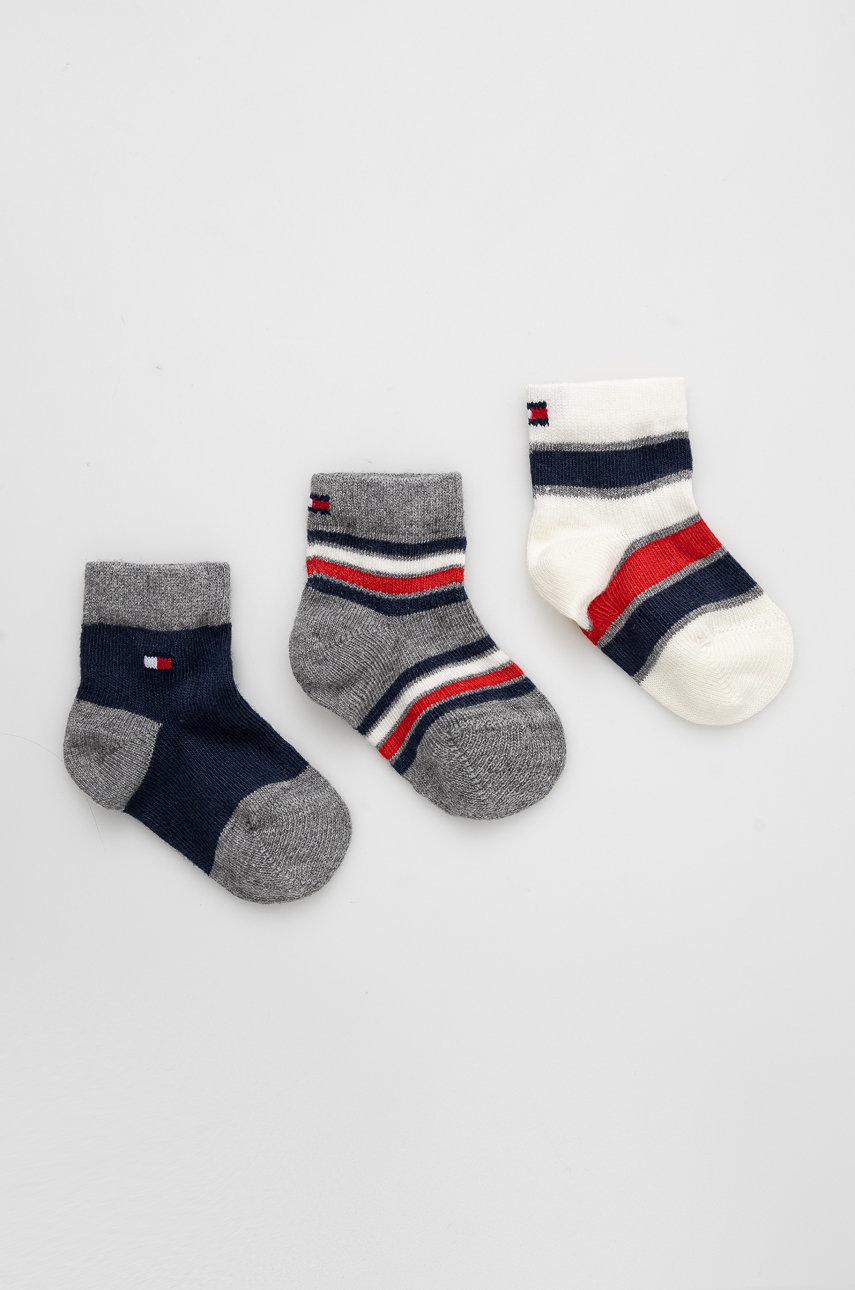 

Детски чорапи Tommy Hilfiger в тъмносиньо, Тъмносин