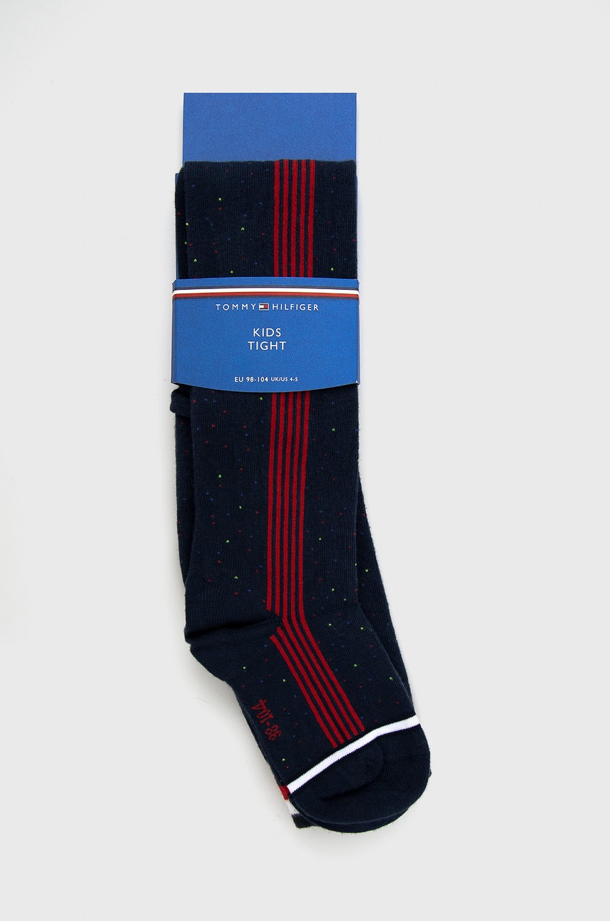 

Детски чорапогащи Tommy Hilfiger в тъмносиньо, Тъмносин