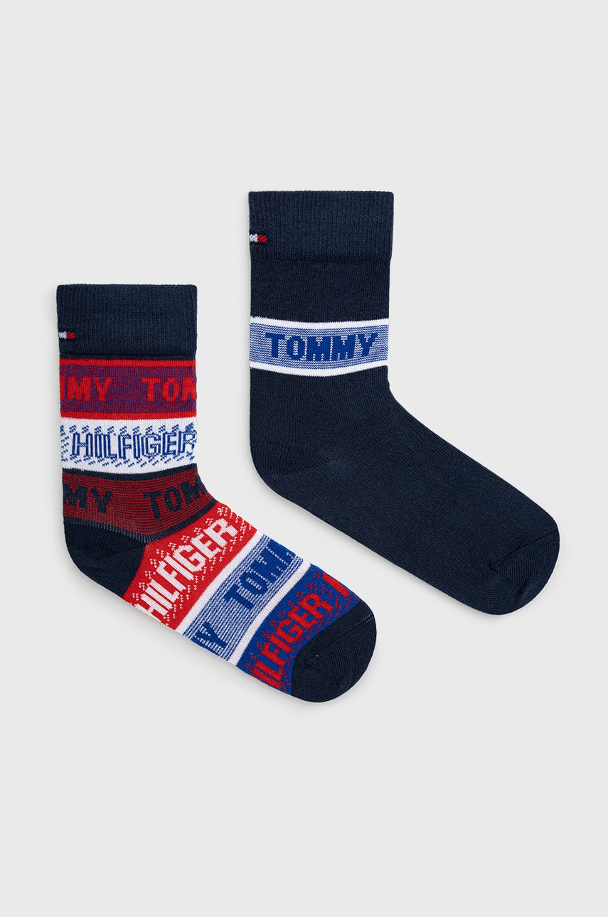 

Детски чорапи Tommy Hilfiger (2 чифта) в тъмносиньо, Тъмносин