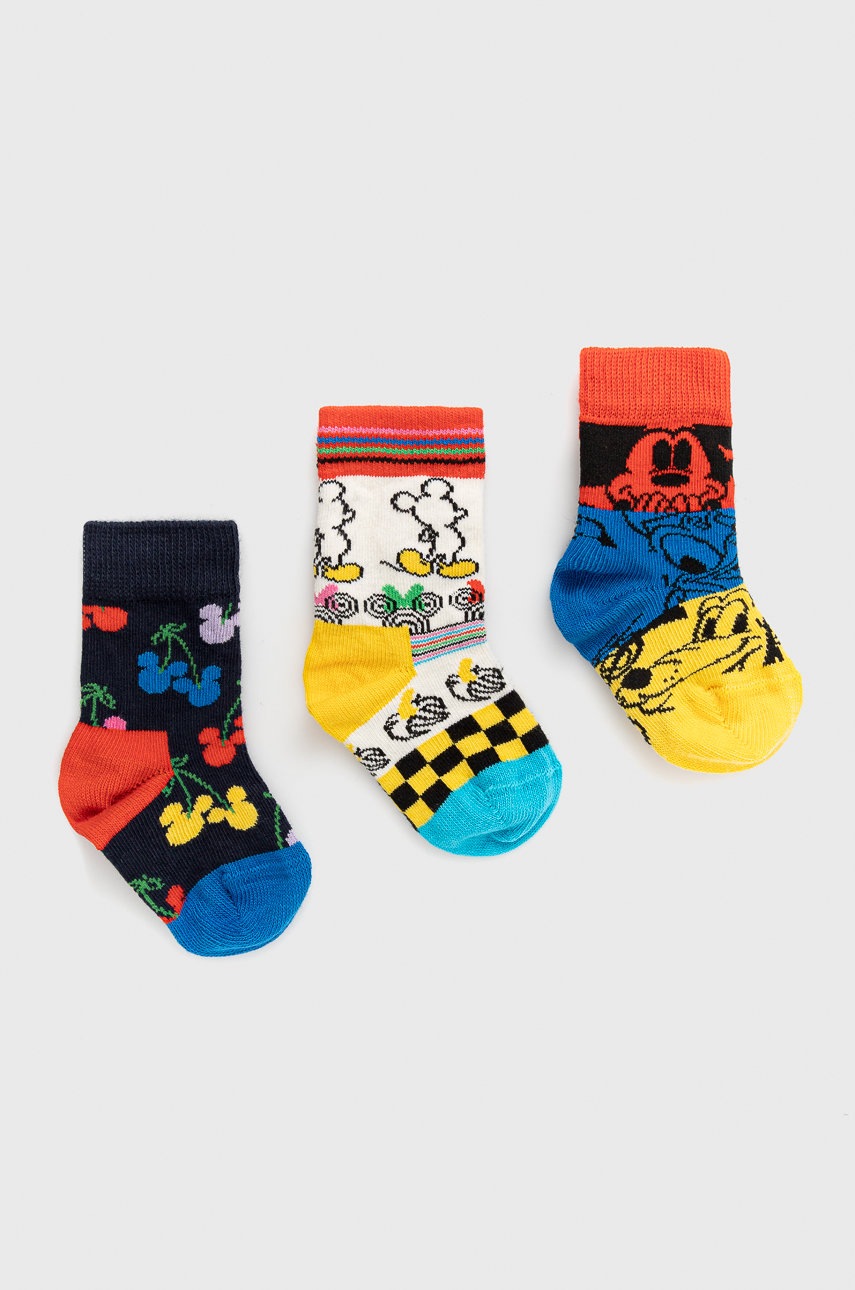 

Happy Socks - Детски чорапи x Disney 3 чифта Gift Set, Многоцветен
