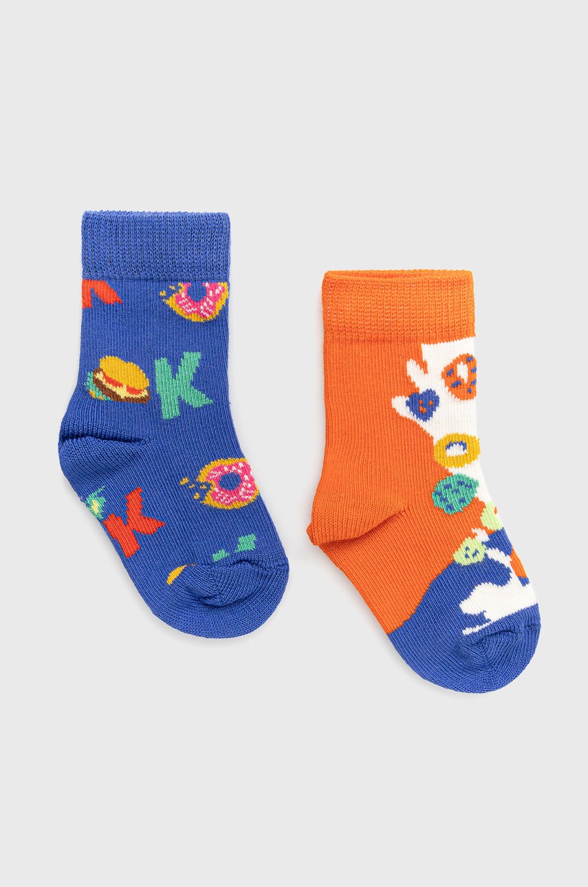

Happy Socks - Детски чорапи Okay Cereals (2 чифта), Многоцветен