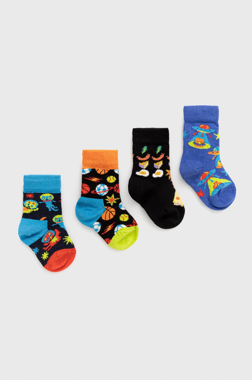 Happy Socks - Skarpetki dziecięce Space Socks Gift Set (4-Pack)