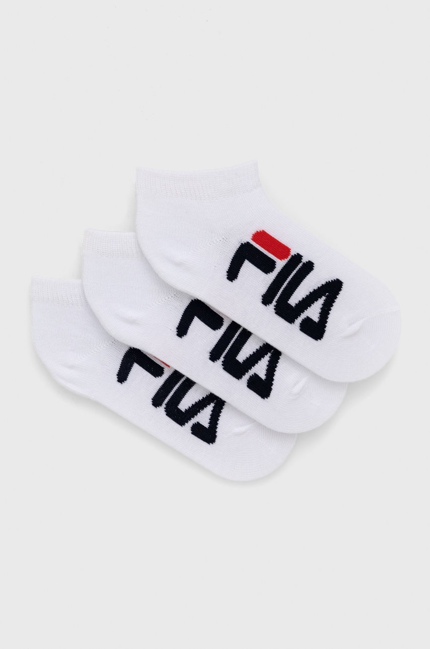 

Детски чорапи Fila (3 чифта) в бяло, Бял
