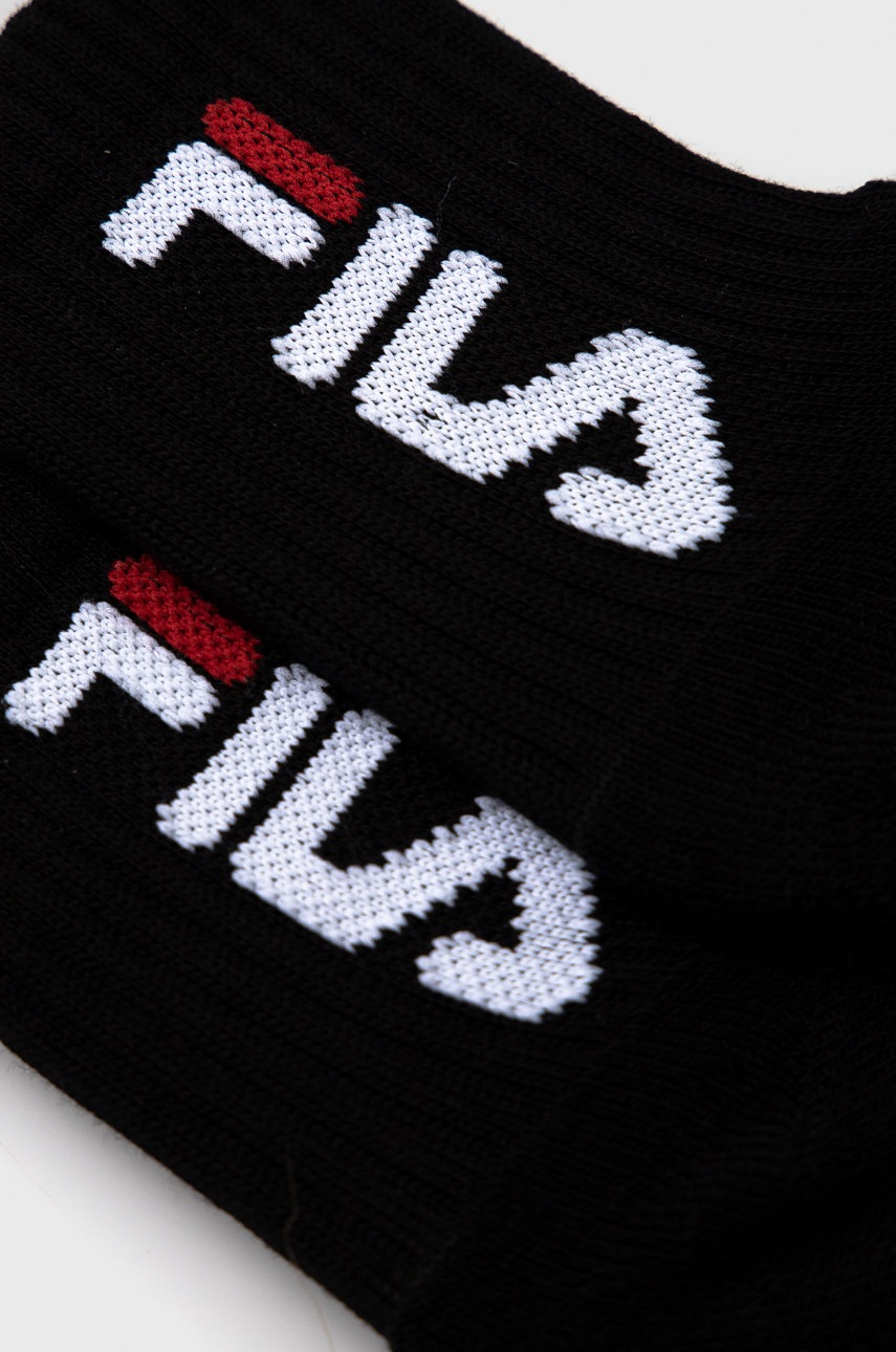 

Дитячі шкарпетки Fila (2-pack) колір чорний