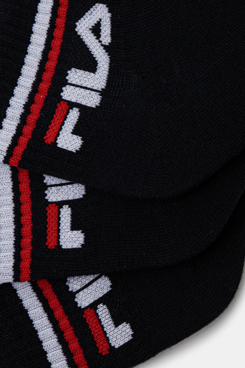 Дитячі шкарпетки Fila (3-pack) колір синій