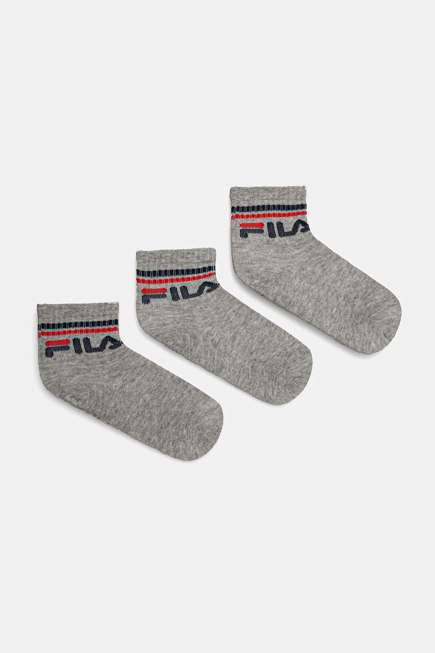 

Детски чорапи Fila (3 чифта) в сиво, Сив