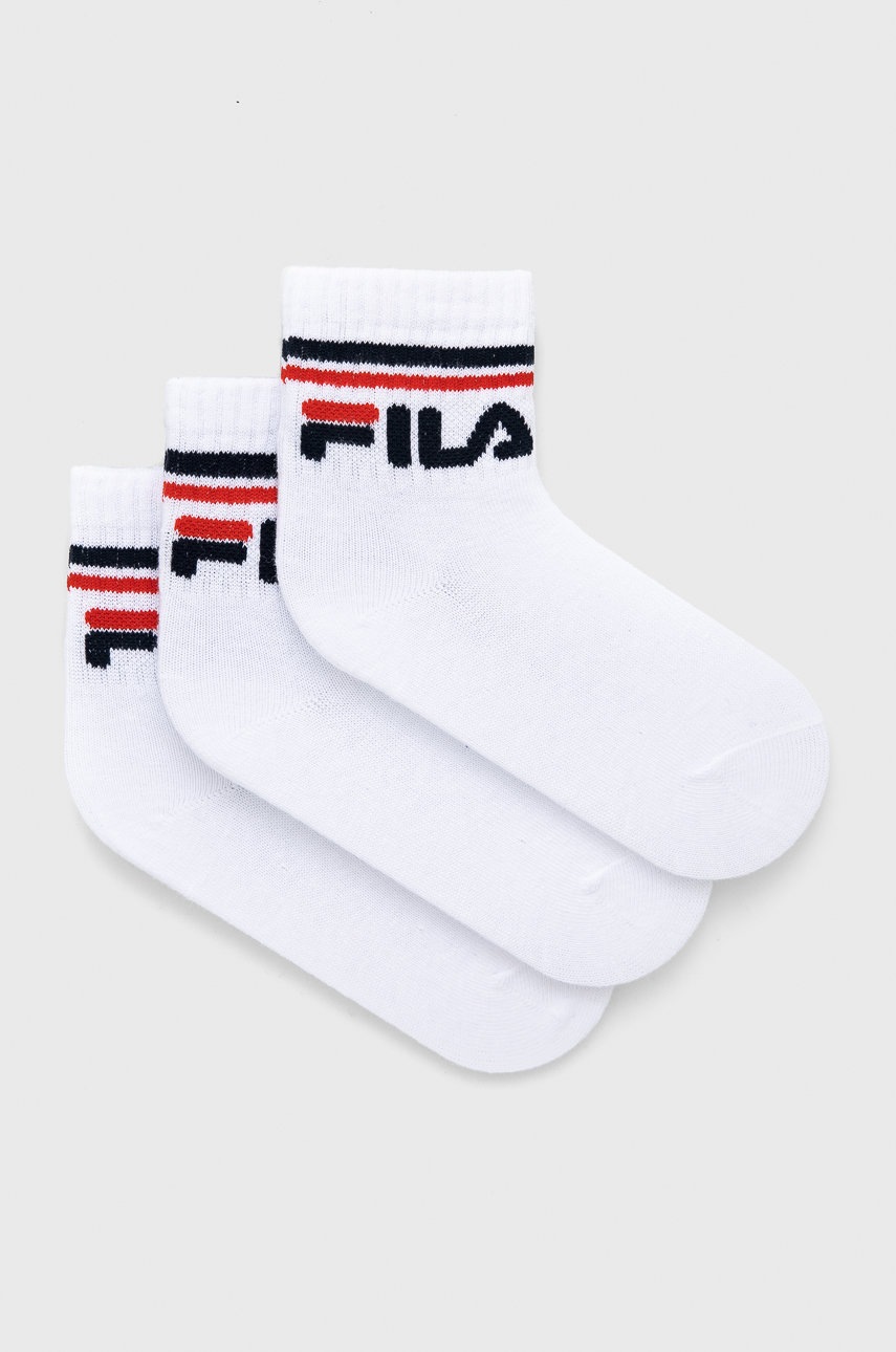 

Дитячі шкарпетки Fila (3-pack) колір білий