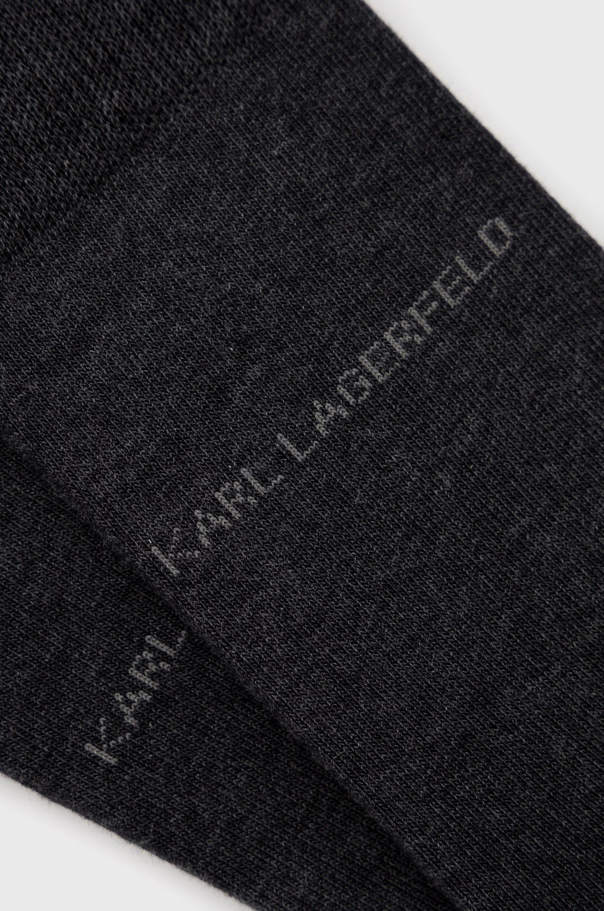 

Шкарпетки Karl Lagerfeld чоловічі колір сірий