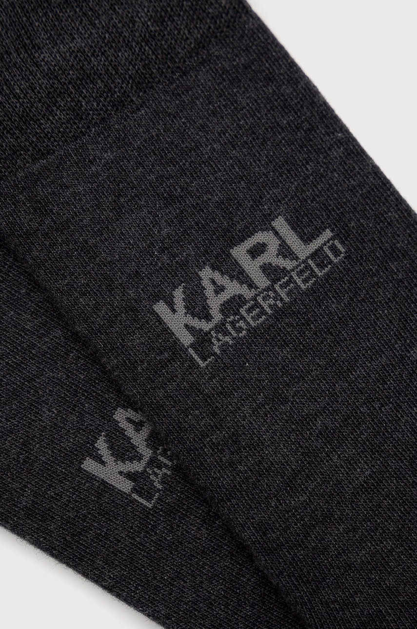 

Шкарпетки Karl Lagerfeld чоловічі колір сірий