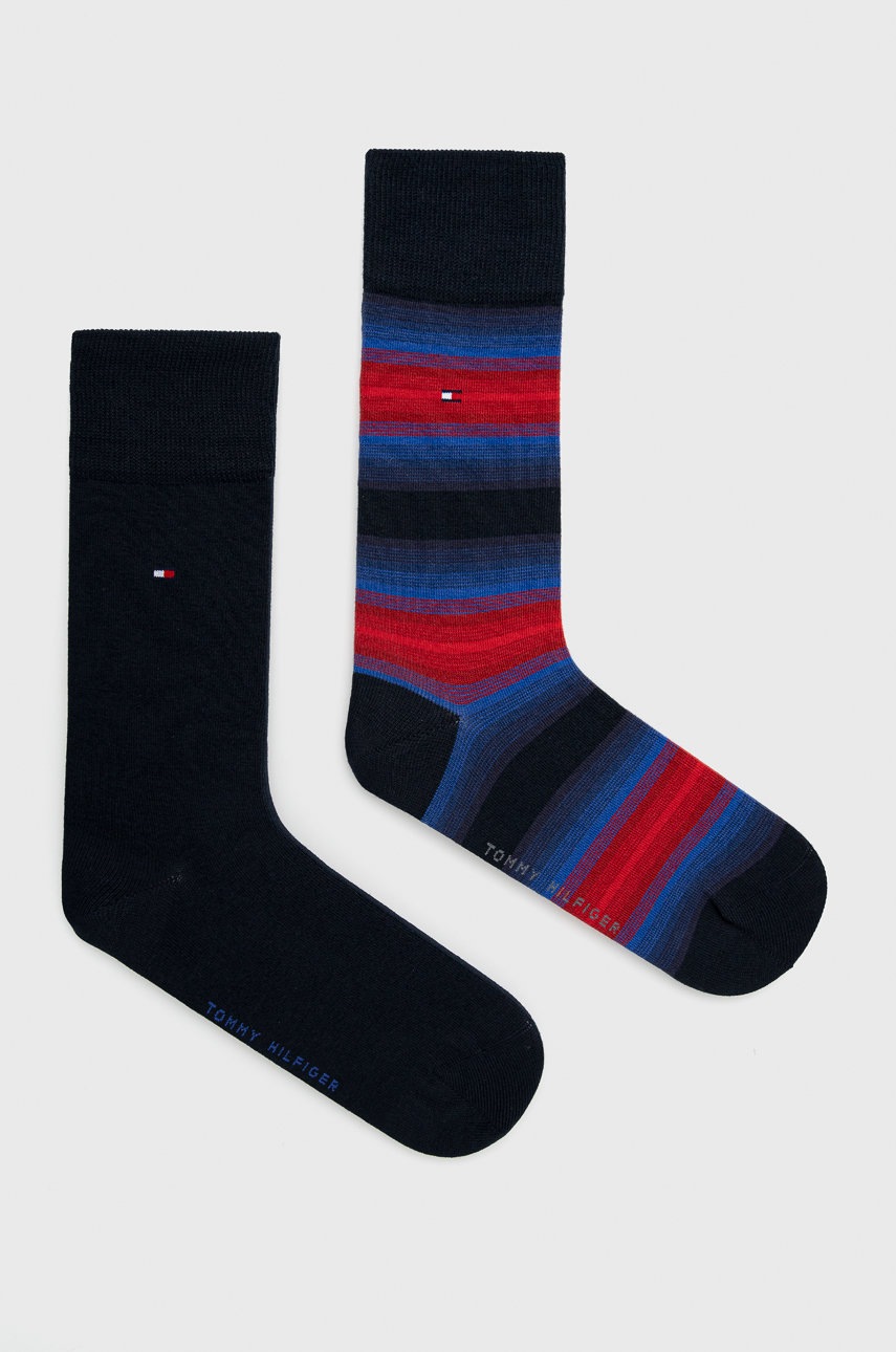 

Чорапи Tommy Hilfiger мъжки в тъмносиньо, Тъмносин