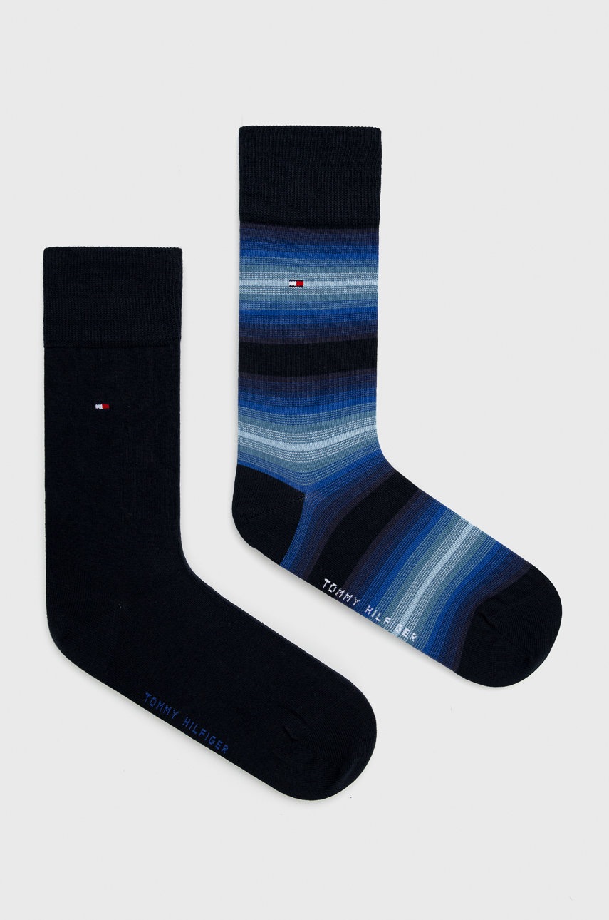 

Чорапи Tommy Hilfiger мъжки в тъмносиньо, Тъмносин
