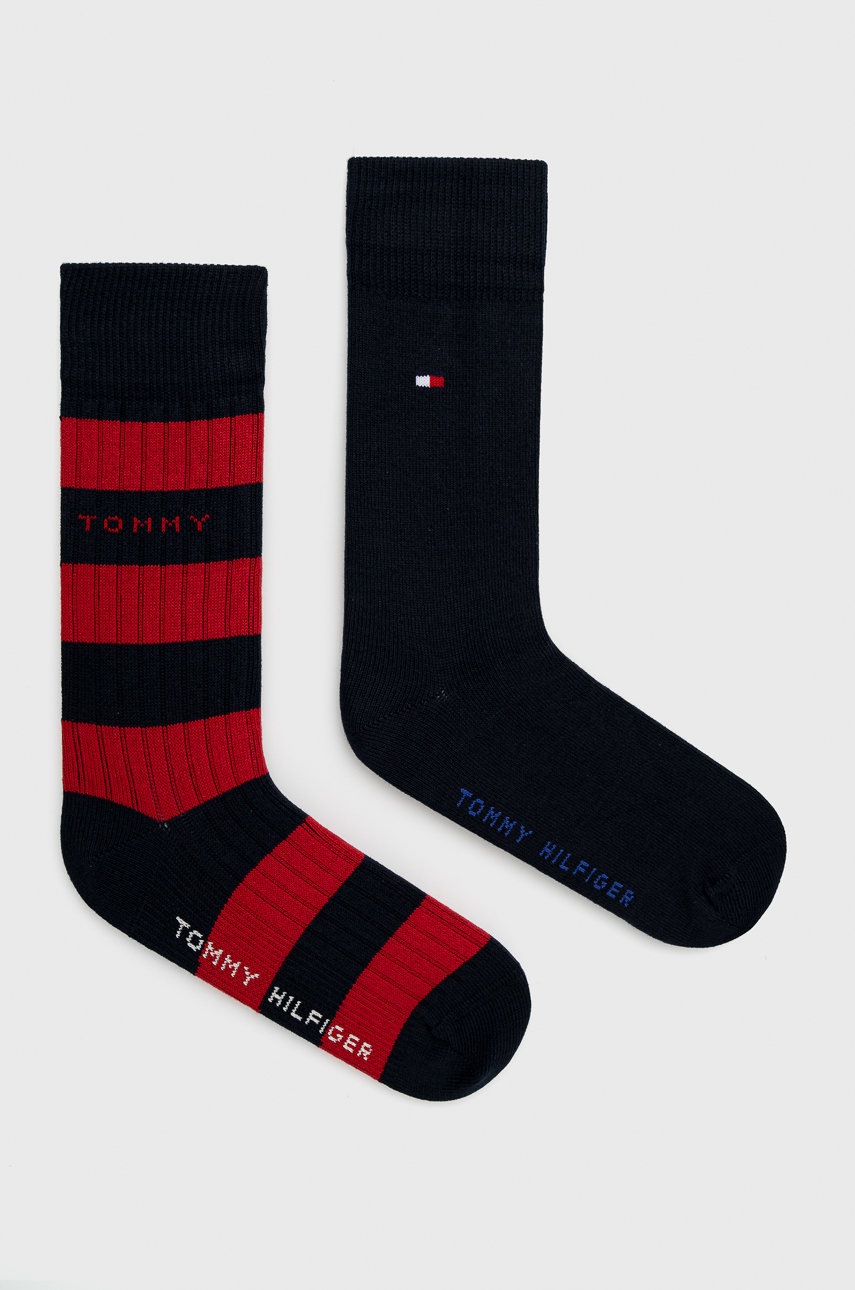 

Чорапи Tommy Hilfiger мъжки в тъмносиньо, Тъмносин