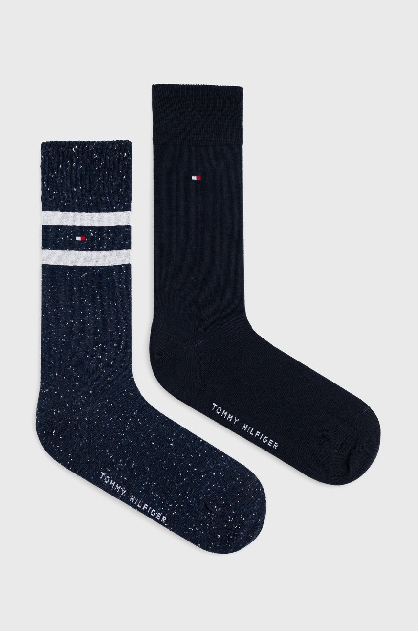 

Чорапи Tommy Hilfiger мъжки в тъмносиньо, Тъмносин