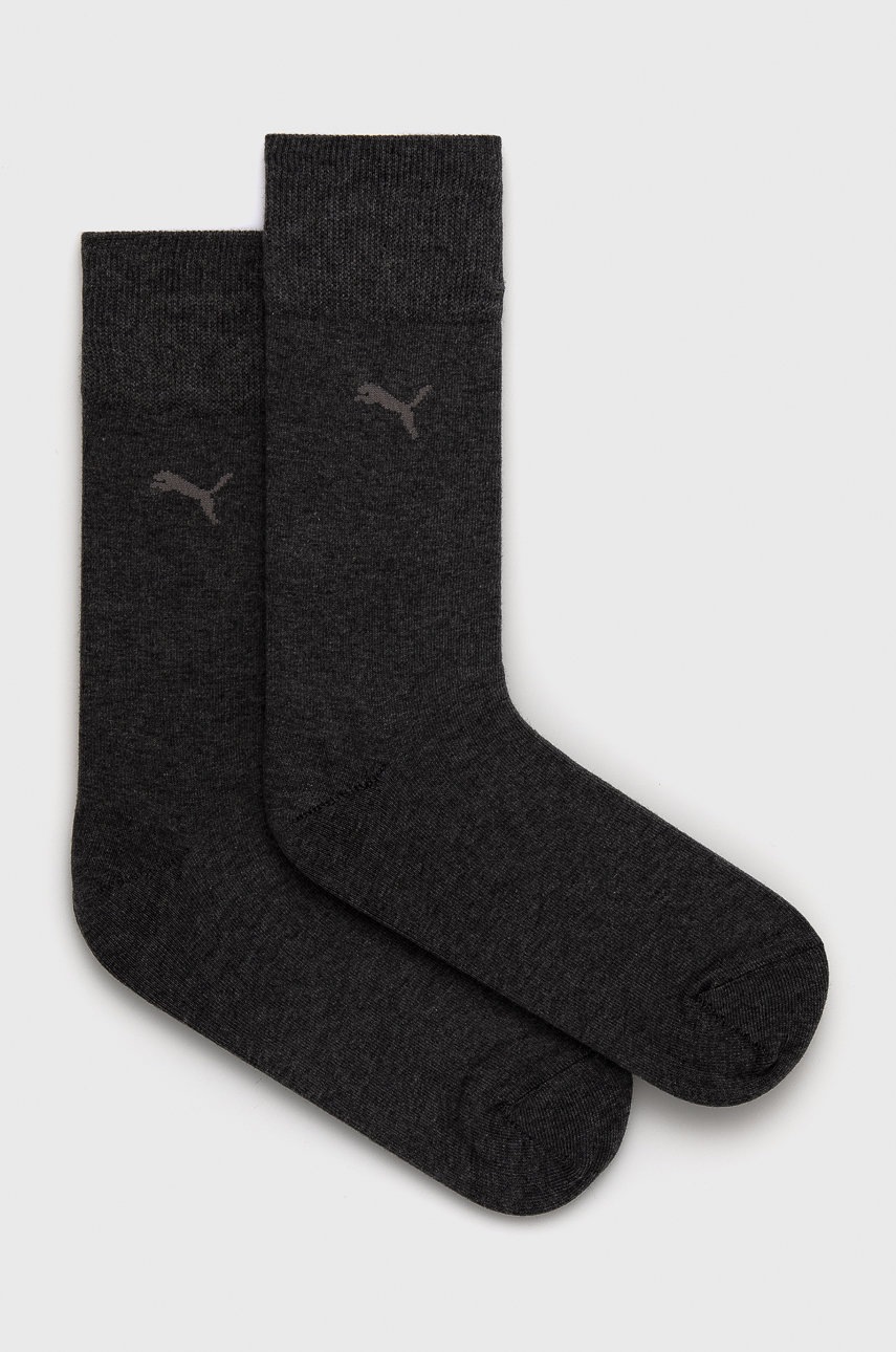 

Чорапи Puma (2 чифта) мъжки в сиво, Сив