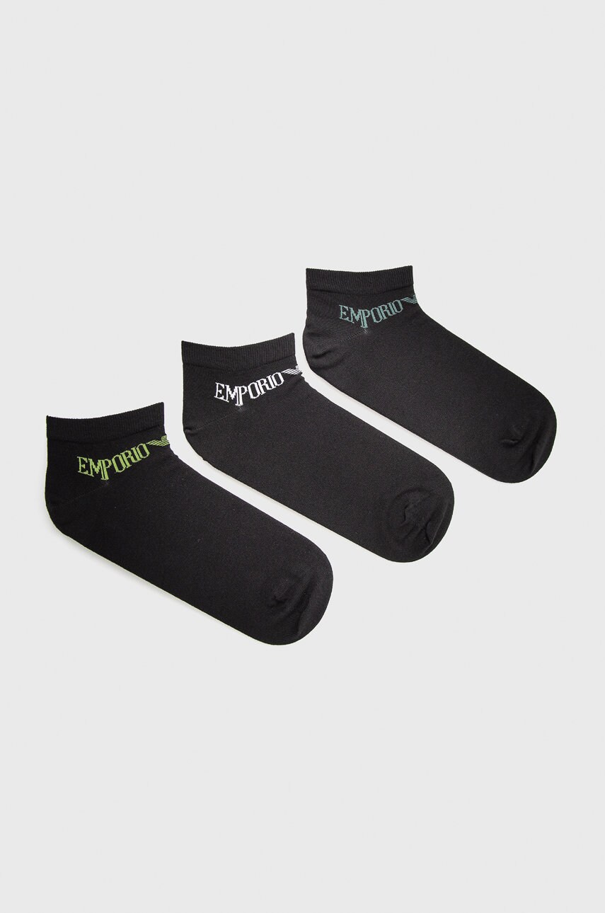 

Чорапи Emporio Armani Underwear мъжки в черно, Черен