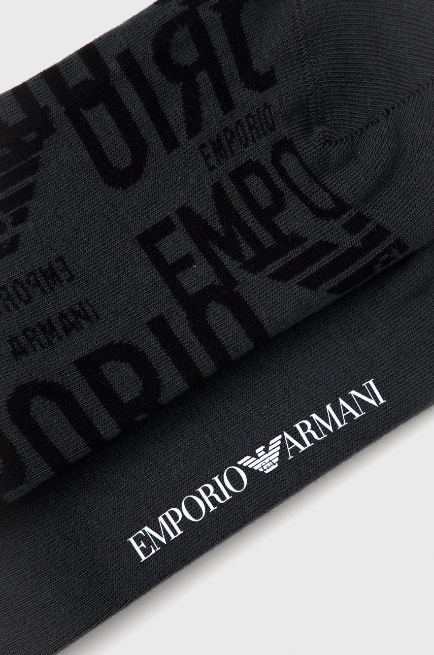 

Шкарпетки Emporio Armani Underwear (2-pack) чоловічі колір сірий
