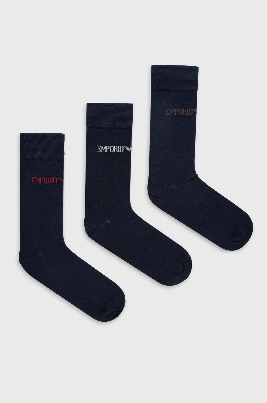 

Чорапи Emporio Armani Underwear мъжки в тъмносиньо, Тъмносин